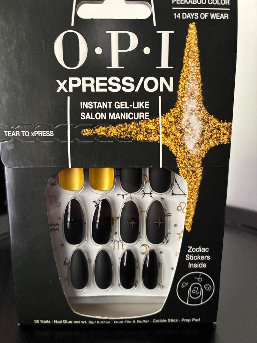 OPI and Glamnetic Press-On Nail Lot — Red, Gold & Black Styles - Picture 8 of 10